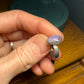 Hand Crafted Sterling Silver Ring with Charoite Faceted Stone